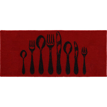 Couverts Rouge konyhai szőnyeg - 50x120cm