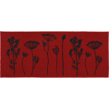 Herbier Rouge konyhai szőnyeg - 50x120 cm
