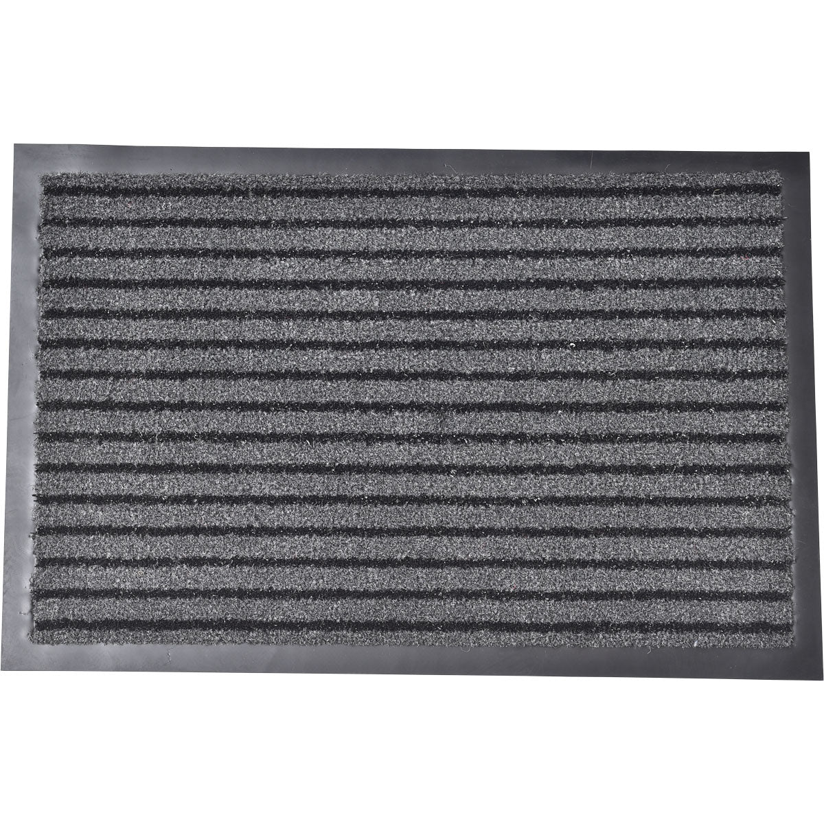 Mado bejárati szőnyeg 40x60cm polipropilén/PVC - szürke/fekete