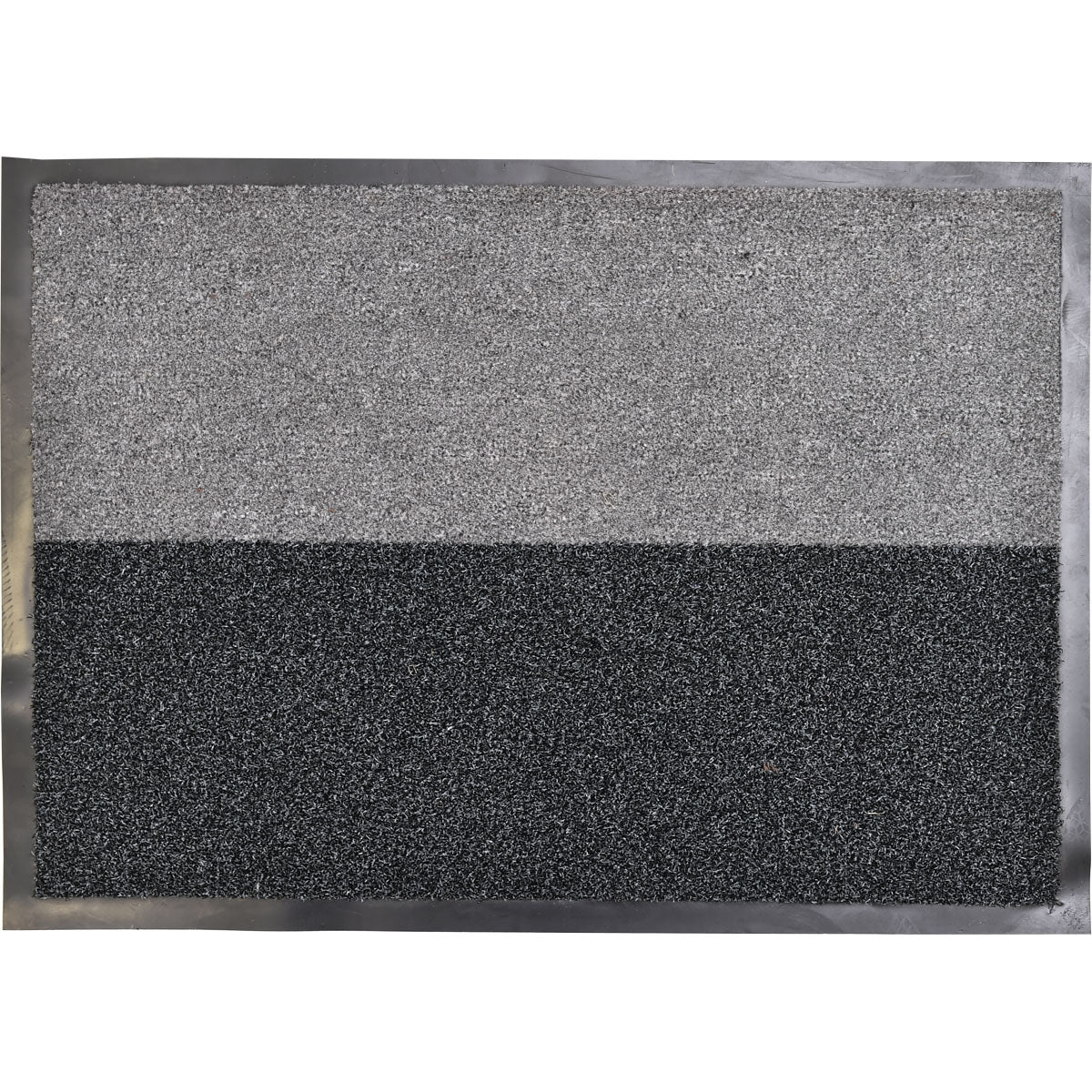 Magic bejárati szőnyeg 50x70cm polipropilén/PVC - szürke/fekete 