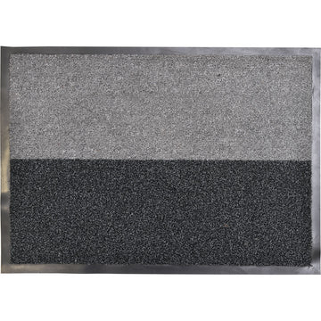 Magic bejárati szőnyeg 50x70cm polipropilén/PVC - szürke/fekete 