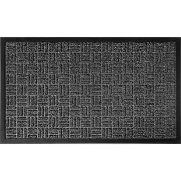 Yvan bejárati szőnyeg 45x75cm polipropilén/gumi - sötétszürke