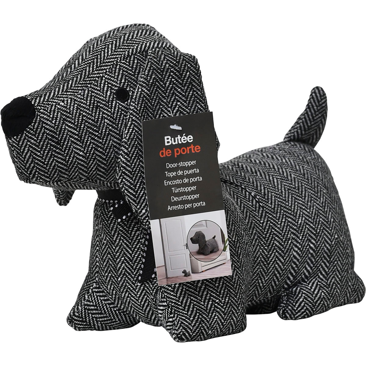 Chien fekete/fehér ajtóütköző