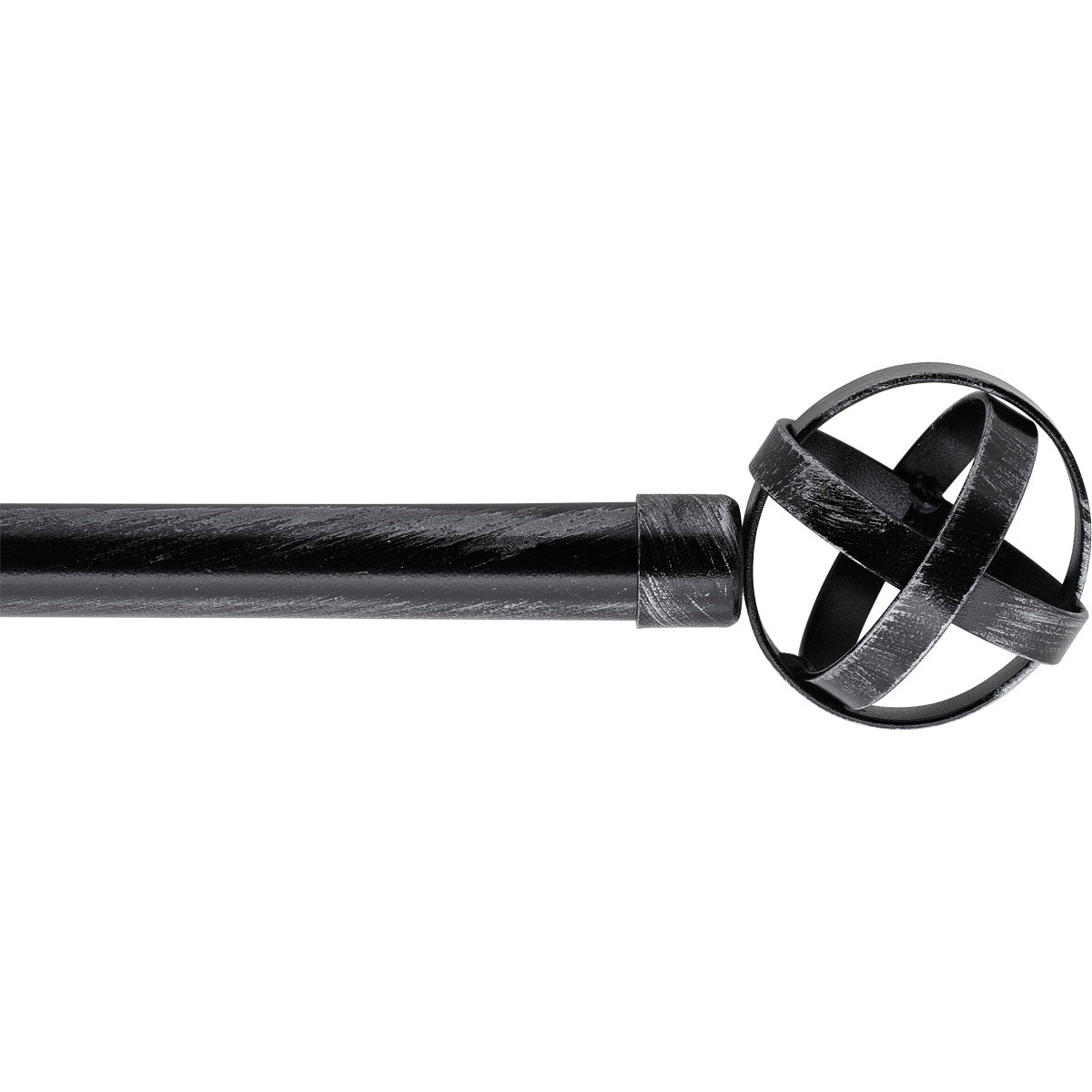 Kihúzható Galéria 120-210 CM Capri - Fekete Ezüst