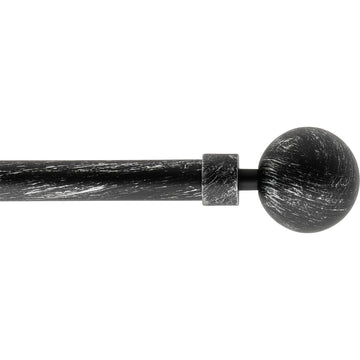 Kihúzható Galéria 120-210 CM Basic - Fekete-Ezüst