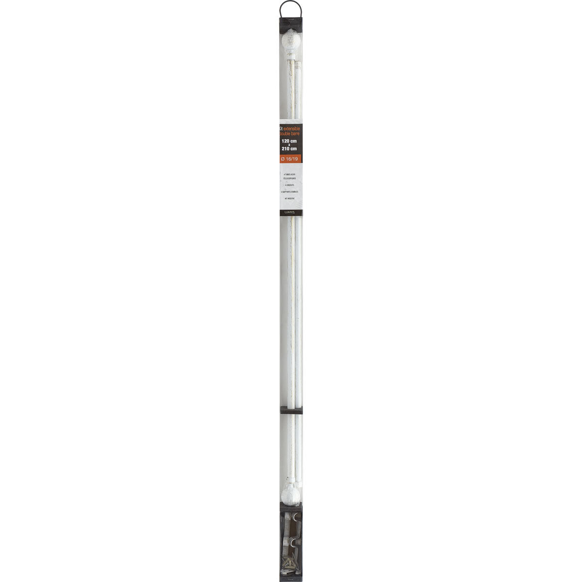 Dupla Kihúzható Galéria 210-380 CM Paloma - Fehérarany