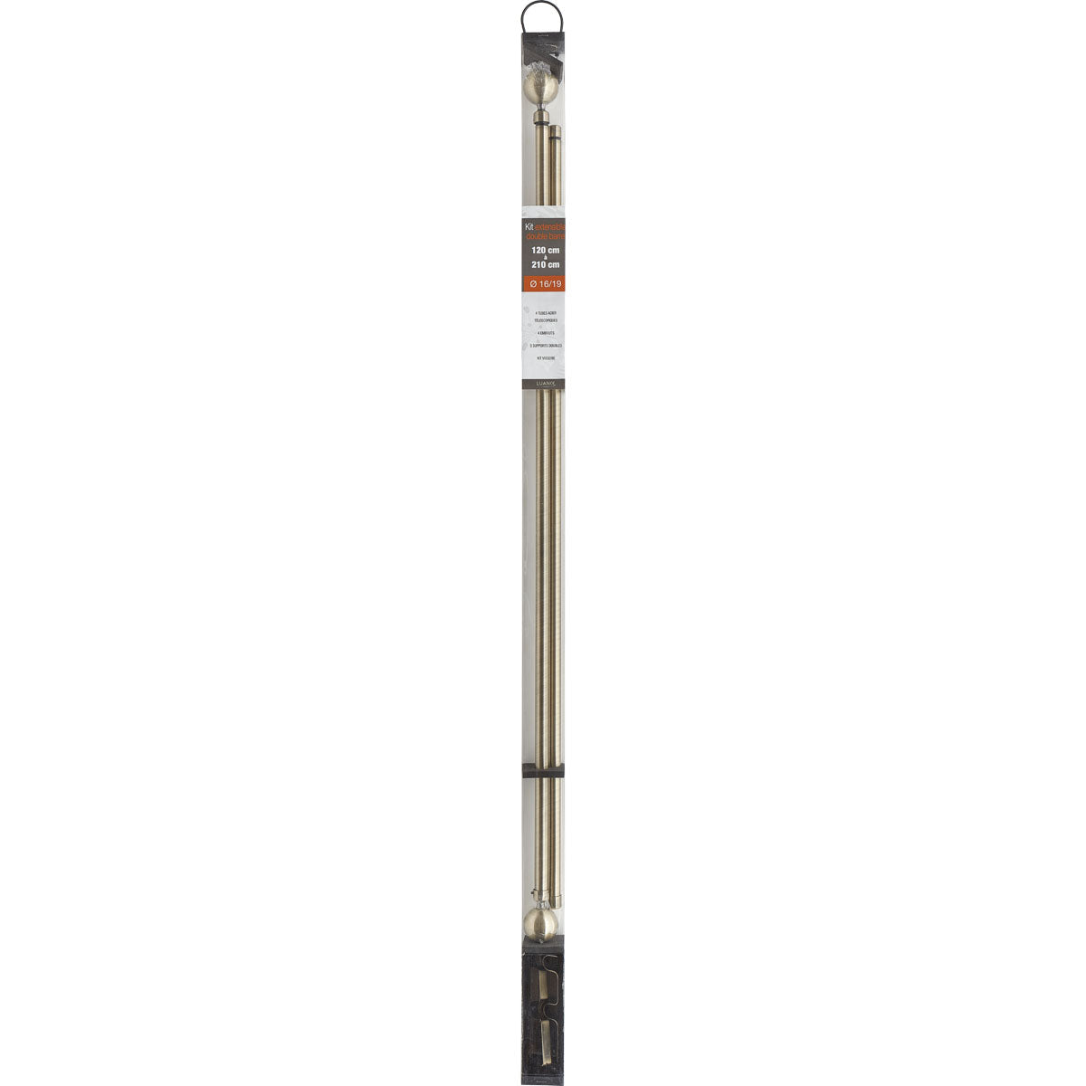 Dupla Kihúzható Galéria 120-210 CM Paloma - Bronz
