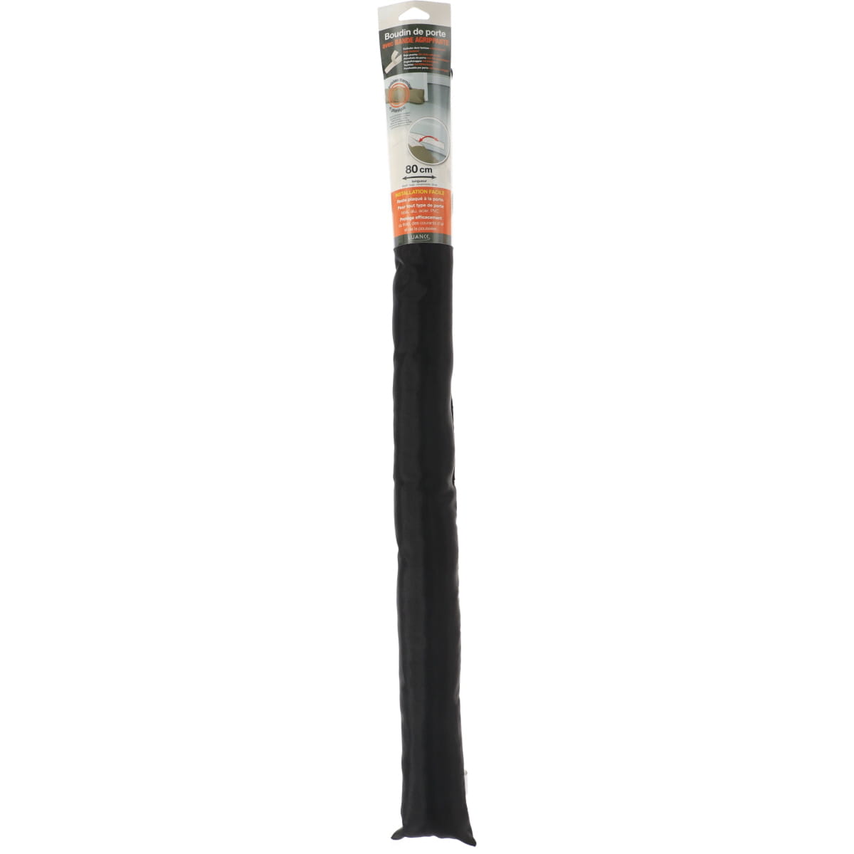 Ajtószigetelő 80CM - Fekete