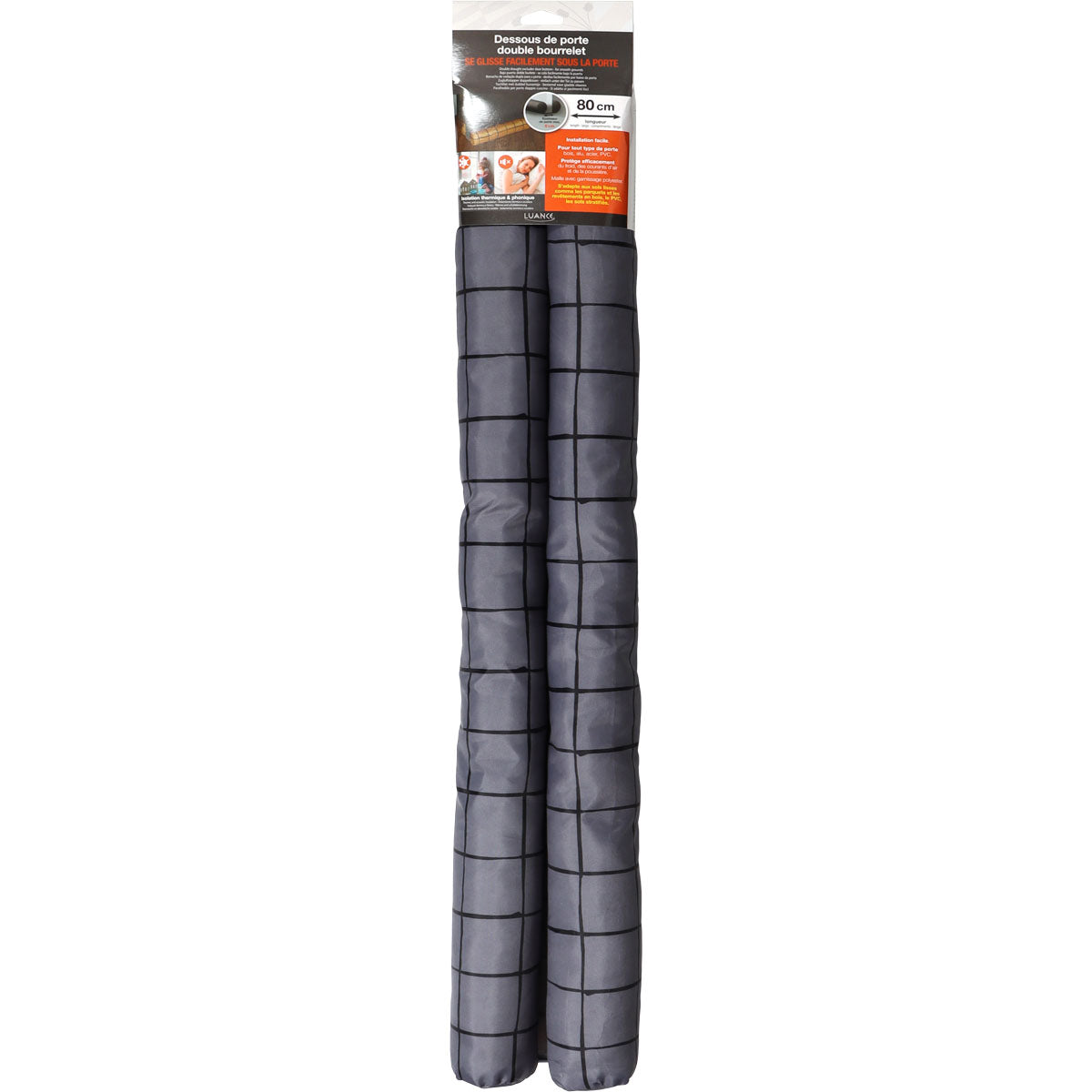 Kétszárnyú ajtószigetelő 80CM - Grey Family