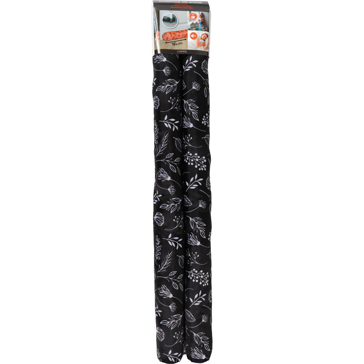 Gardena kétszárnyú ajtószigetelő 80CM - Fekete