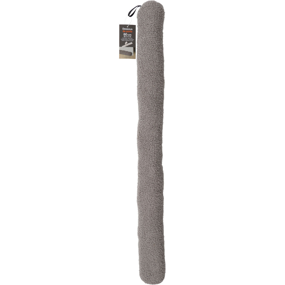 Kivehető textil ajtószigetelő Teddy 80CM - Annes 30 világosszürke