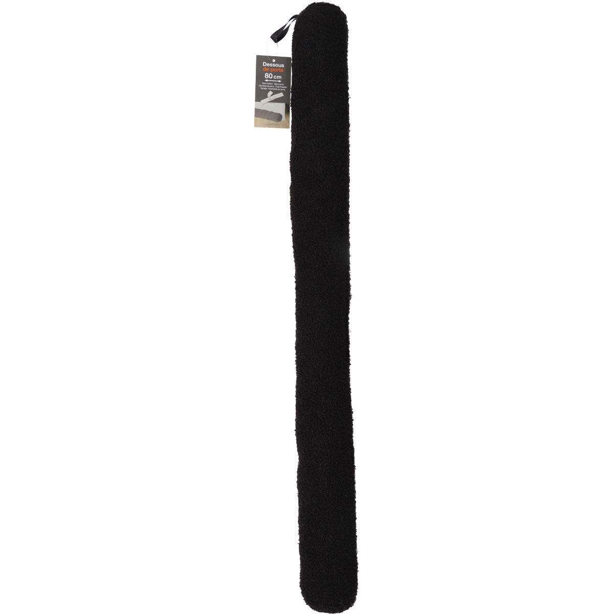Kivehető textil ajtószigetelő Teddy 80CM - Annes 30 Fekete