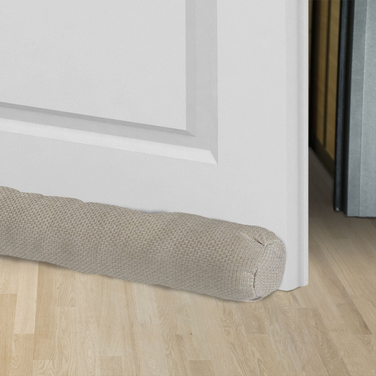 Texturált ajtószigetelő 80 cm sündisznó alakú zárral - Bézs