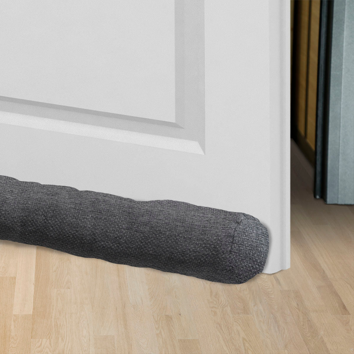 Texturált ajtószigetelő 80 cm sündisznó alakú zárral - Szürke
