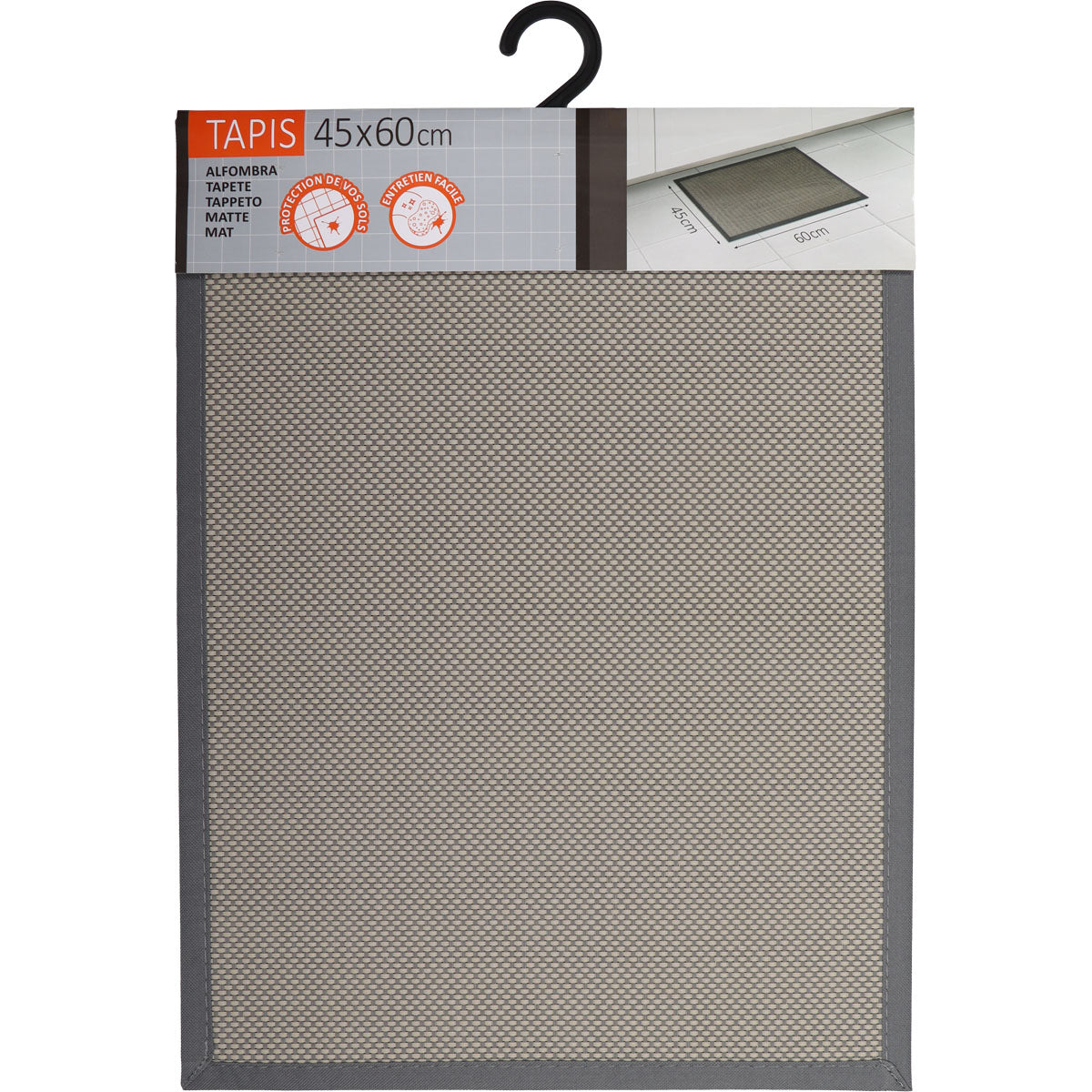 Szőtt Vinyl Konyhaszőnyeg Taupe/Bézs - 45x60cm