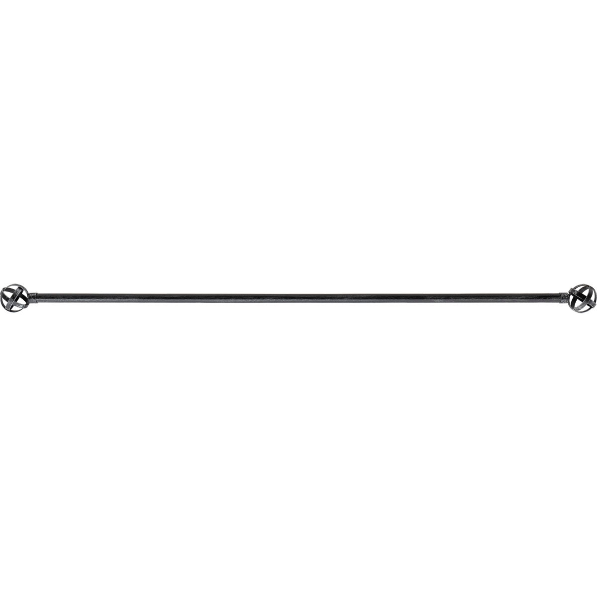 Kihúzható Galéria 120-210 CM Capri - Fekete Ezüst