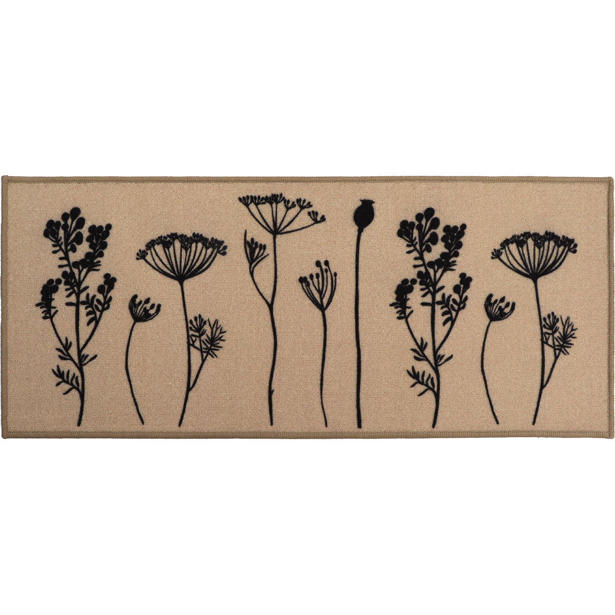 Herbier bézs konyhaszőnyeg - 50x120cm